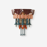Roselle Ceramic Fringe Wall Lamp
