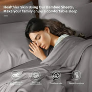 Sleepwyn Luxury Bamboo Bed Sheets Set (4pcs)