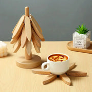 Sleepwyn Wooden Trivet Set (4 Pcs)