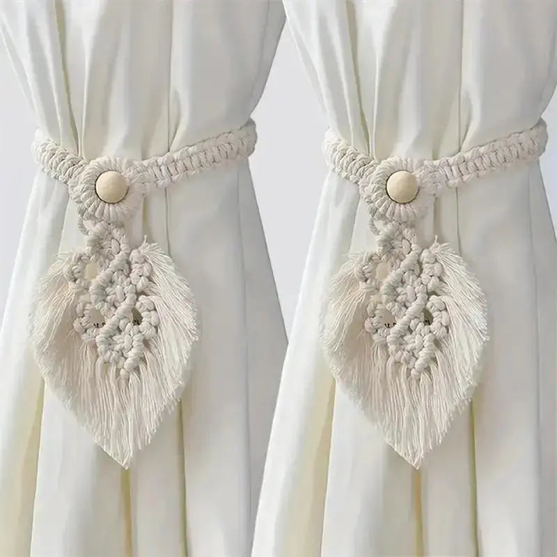 Sleepwyn Macrame Curtain Tiebacks (2 Pcs)