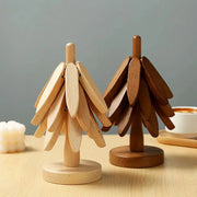 Sleepwyn Wooden Trivet Set (4 Pcs)