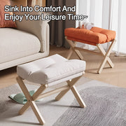 Sleepwyn Wooden Footstool Bench