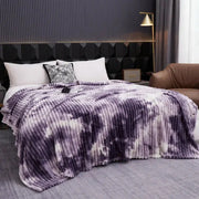 Sleepwyn Tie Dye Thick Flannel Fleece Blanket