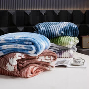 Sleepwyn Tie Dye Thick Flannel Fleece Blanket
