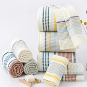 Sleepwyn Cotton Honeycomb Waffle Soft Bath Towel (2 Pcs)