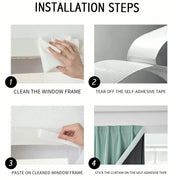 Sleepwyn Full Blackout Velcro Sun Shield Curtain