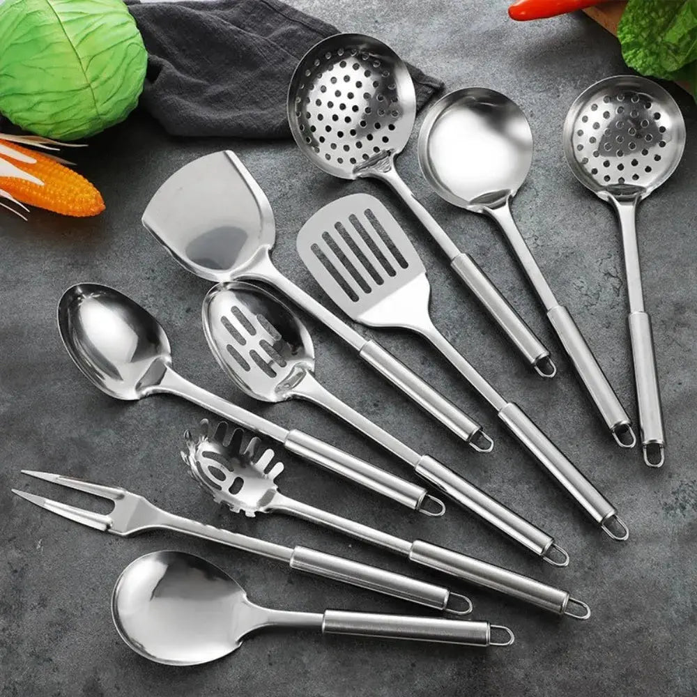 Sleepwyn Stainless Steel Wok Spatula Set (2Pcs)