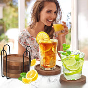 Sleepwyn Wooden Drink Coasters (4 Pcs)