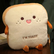 Sleepwyn Soft Toast Bread Plush Pillow