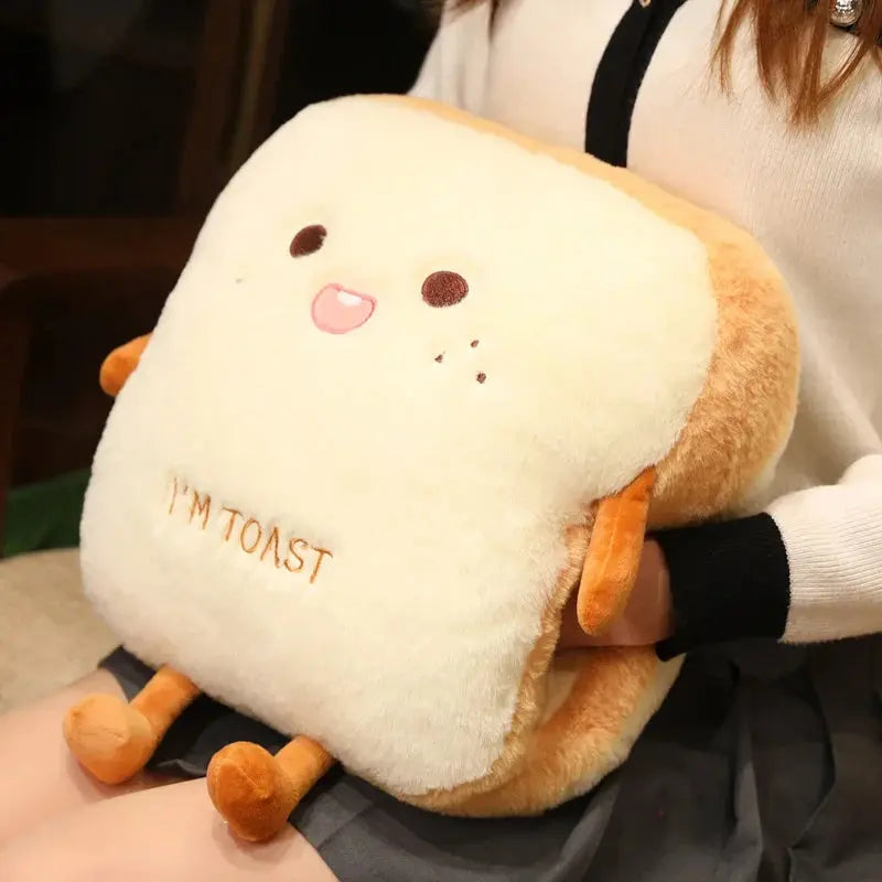 Sleepwyn Soft Toast Bread Plush Pillow