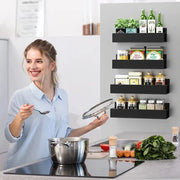 Sleepwyn Magnetic Spice Storage Rack Metal Organizer
