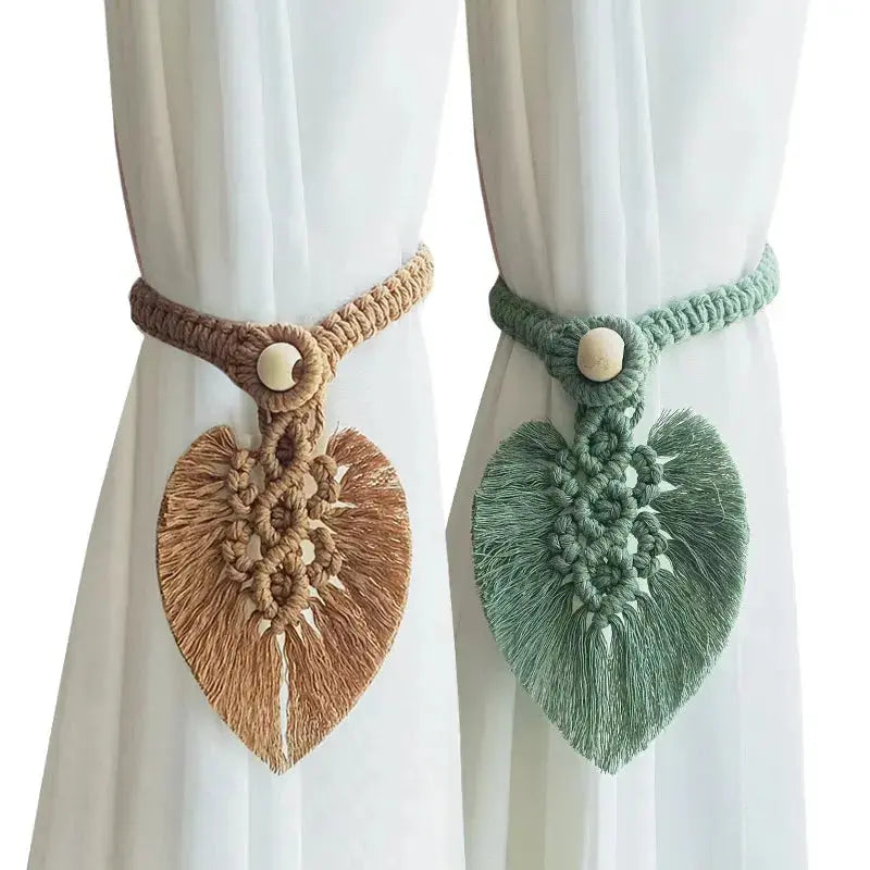 Sleepwyn Macrame Curtain Tiebacks (2 Pcs)