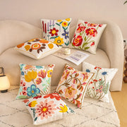 Sleepwyn Embroidered Floral Throw Pillow Cover