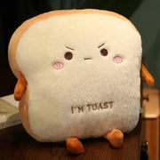Sleepwyn Soft Toast Bread Plush Pillow