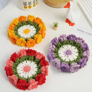 Sleepwyn Rose Crochet Coaster