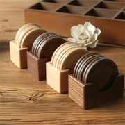 Sleepwyn Walnut Wood Coasters (6 Pcs)