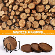 Sleepwyn Wooden Drink Coasters (4 Pcs)