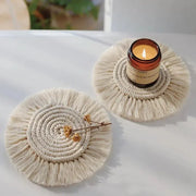 Sleepwyn Boho Cotton Coaster Mat (2 Pcs)