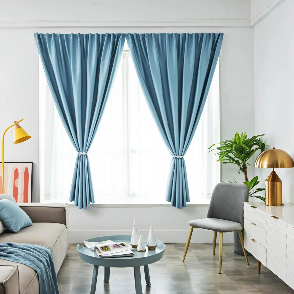 Sleepwyn Full Blackout Velcro Sun Shield Curtain