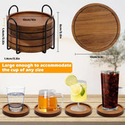 Sleepwyn Wooden Drink Coasters (4 Pcs)