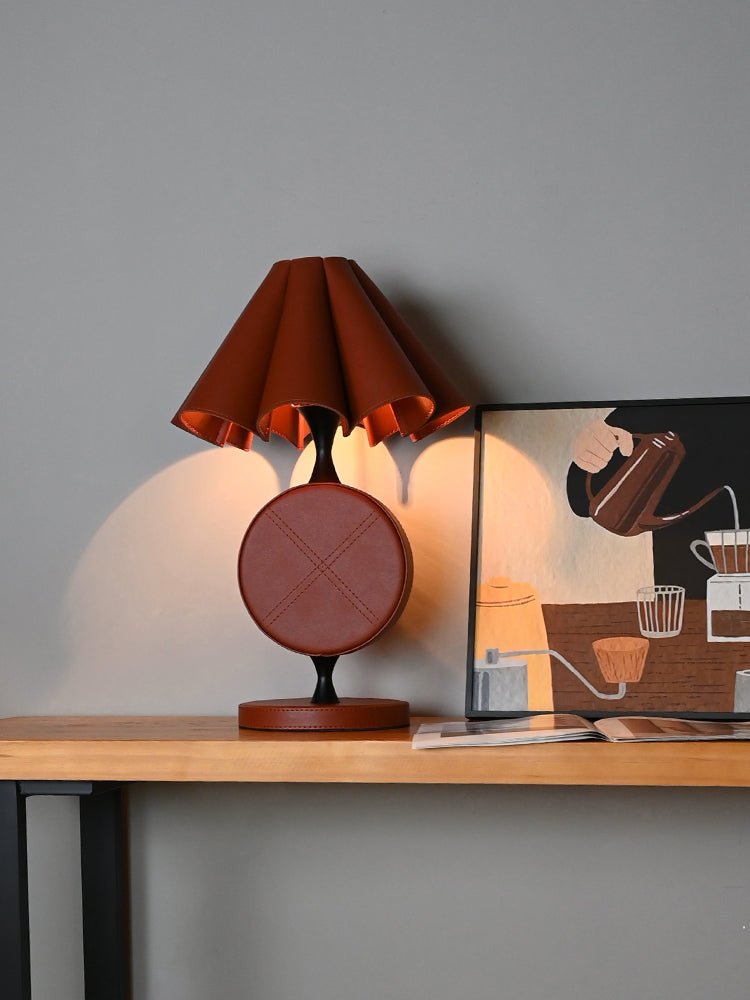 Saddle Stitch Table Lamp