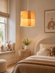 Saffron Tapered Fabric Pendant Lamp