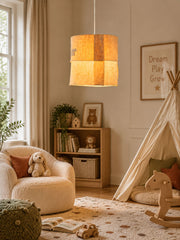 Saffron Tapered Fabric Pendant Lamp