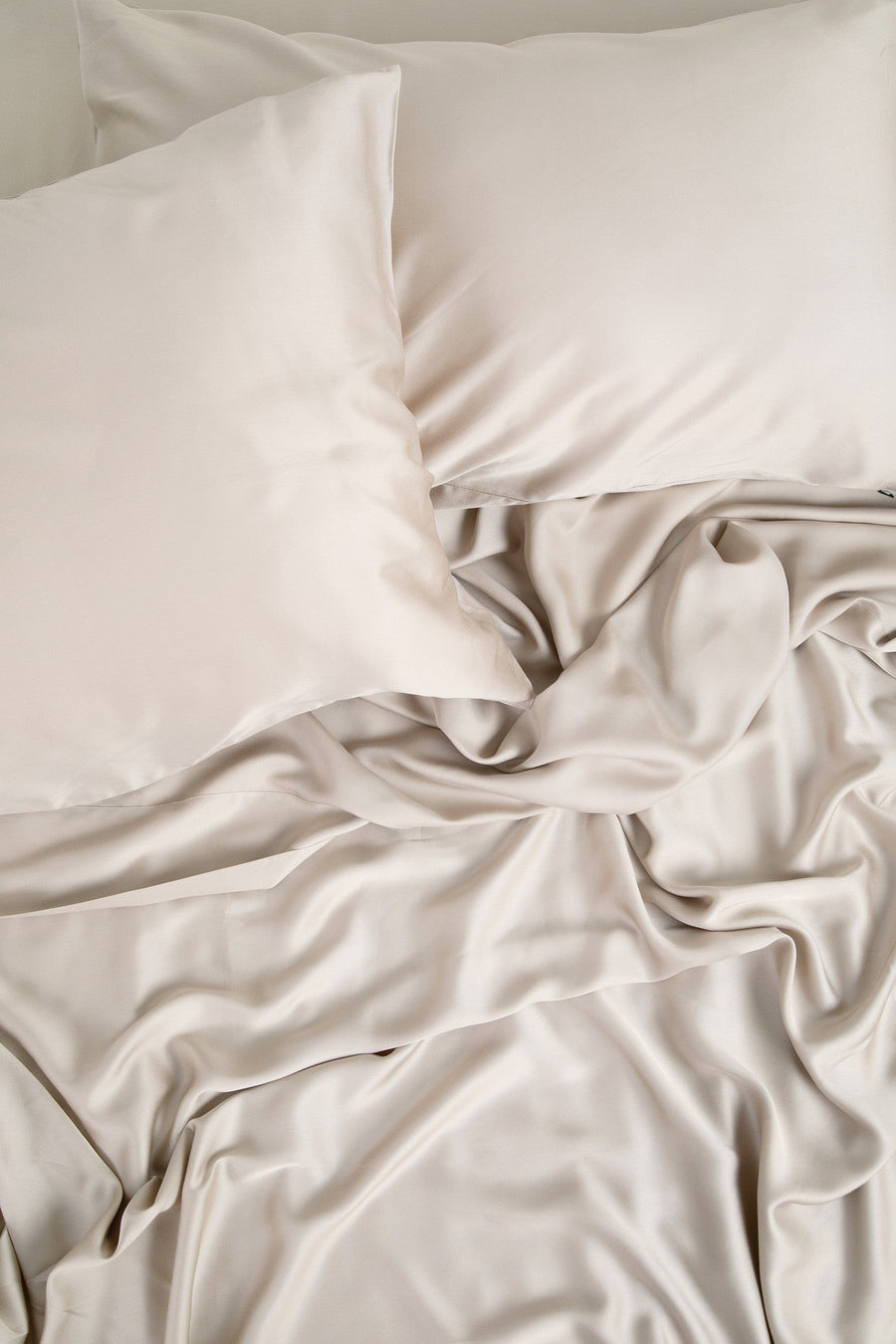 Bamboo Sateen Sheet Set in Sand Stone