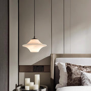 Saucer Alabaster Pendant Light