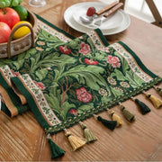 Sleepwyn Plant Tassel Table Runner