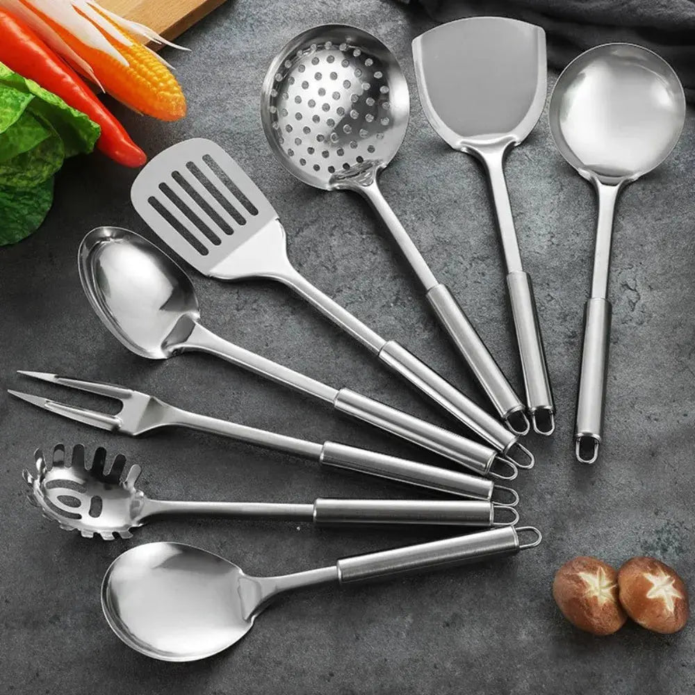 Sleepwyn Stainless Steel Wok Spatula Set (2Pcs)