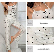 Sleepwyn Women’s Transparent Mesh Lace Pajama Set