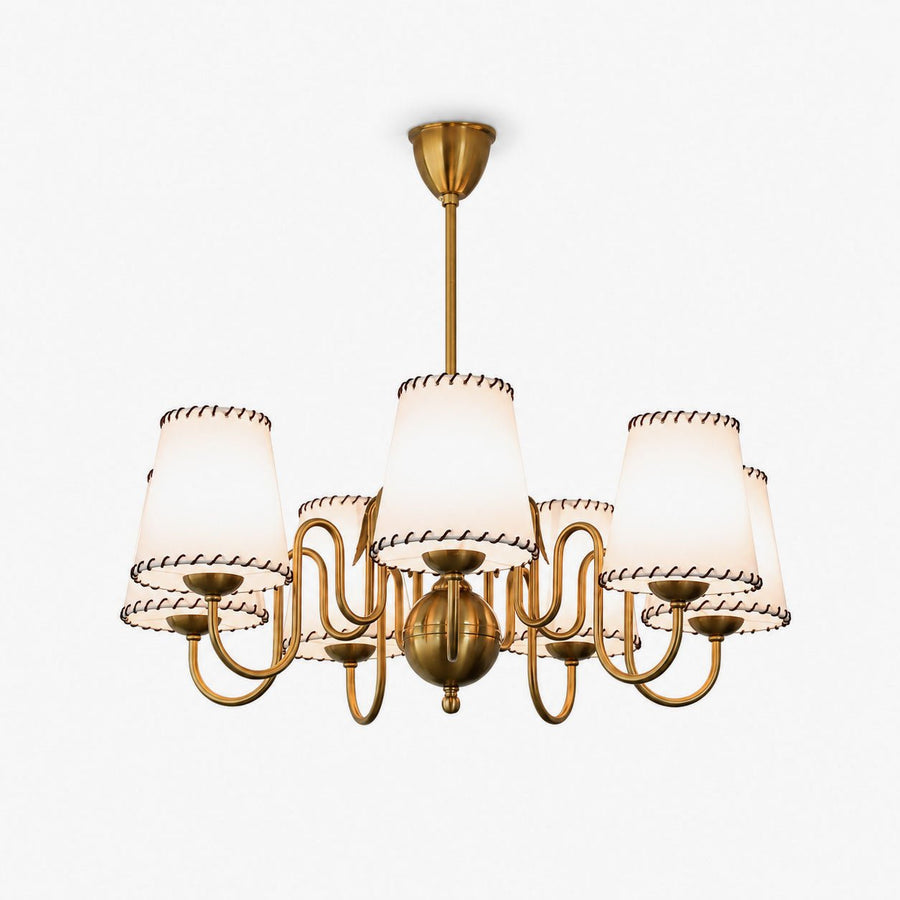 Scalloped Shade Chandelier