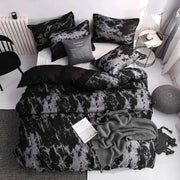 Sleepwyn Dark Marble Print Duvet Cover Set (3pcs)