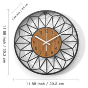 Sleepwyn Geometric Metal Wall Clock