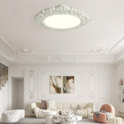 Sculpted Resin Ceiling Lamp