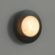 Selene Alabaster Moon Wall Sconce