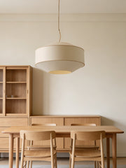 Serava Fabric Drum Pendant Light