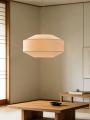 Serava Fabric Drum Pendant Light