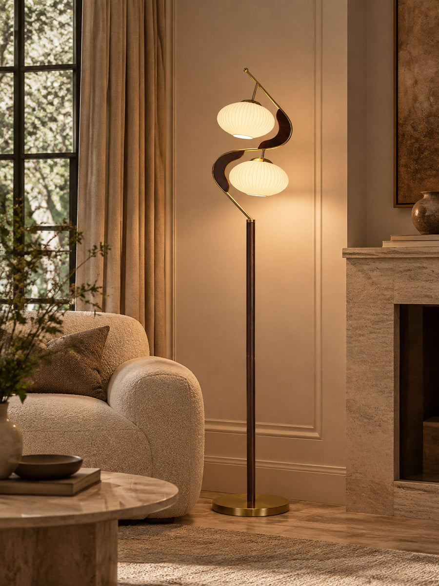 Serenita Double Shade Floor Lamp
