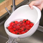 Sleepwyn Plastic Rice Sieve Colander (2Pcs)