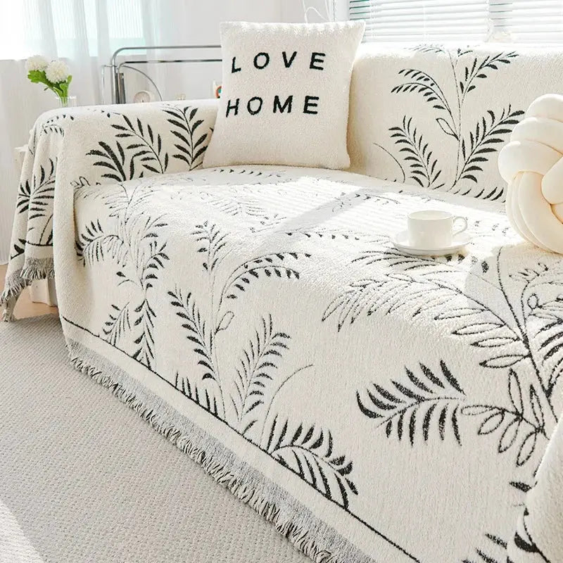 Sleepwyn Chenille Jacquard Couch Cover