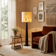 Solavera Alabaster Mosaic Floor Lamp