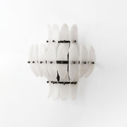 Solenne Alabaster Petal Wall Sconce
