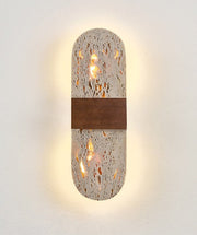 Solis Travertine Wall Light
