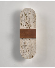 Solis Travertine Wall Light