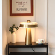 Solis Alabaster Disc Table Lamp