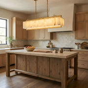 Solstice Bar Alabaster Chandelier