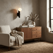 Solvara Alabaster Orb Wall Sconce