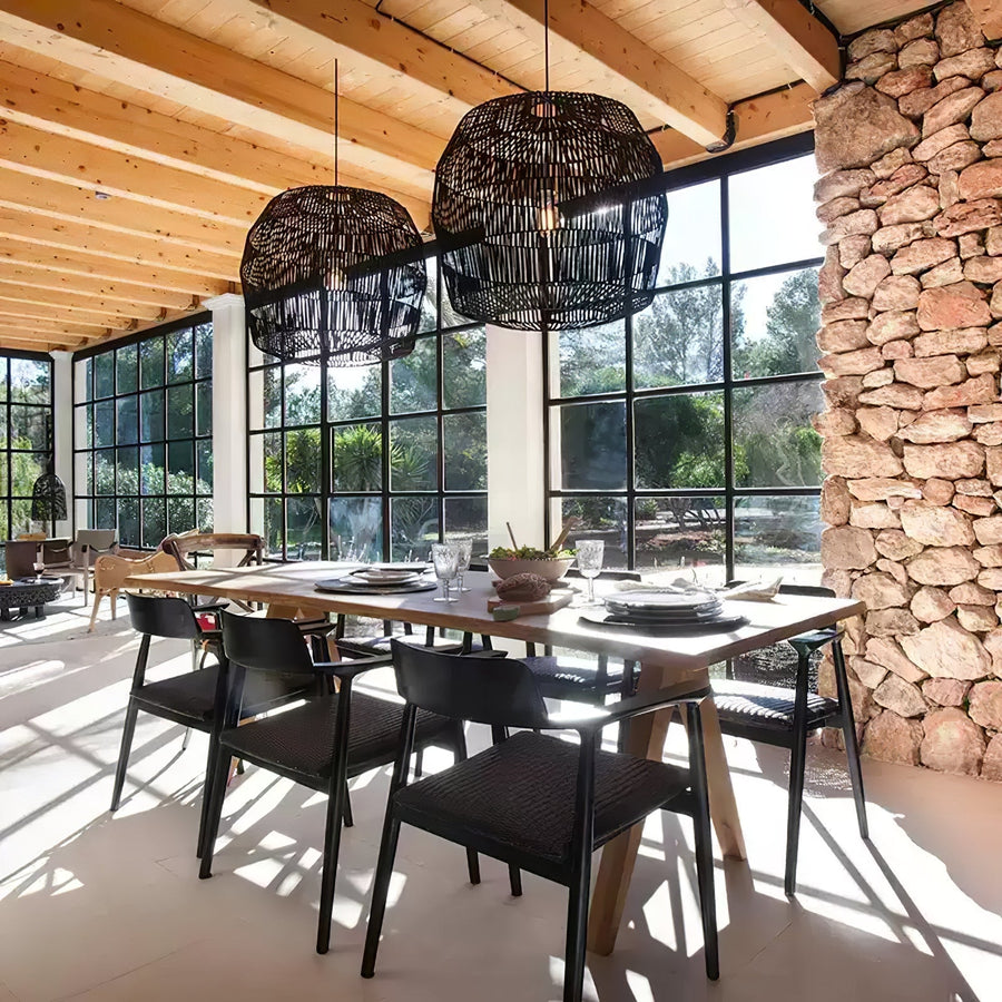 Sora Rattan Pendant Light